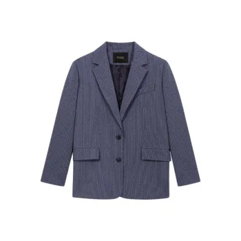 Maje Rhinestone embellished Blazer