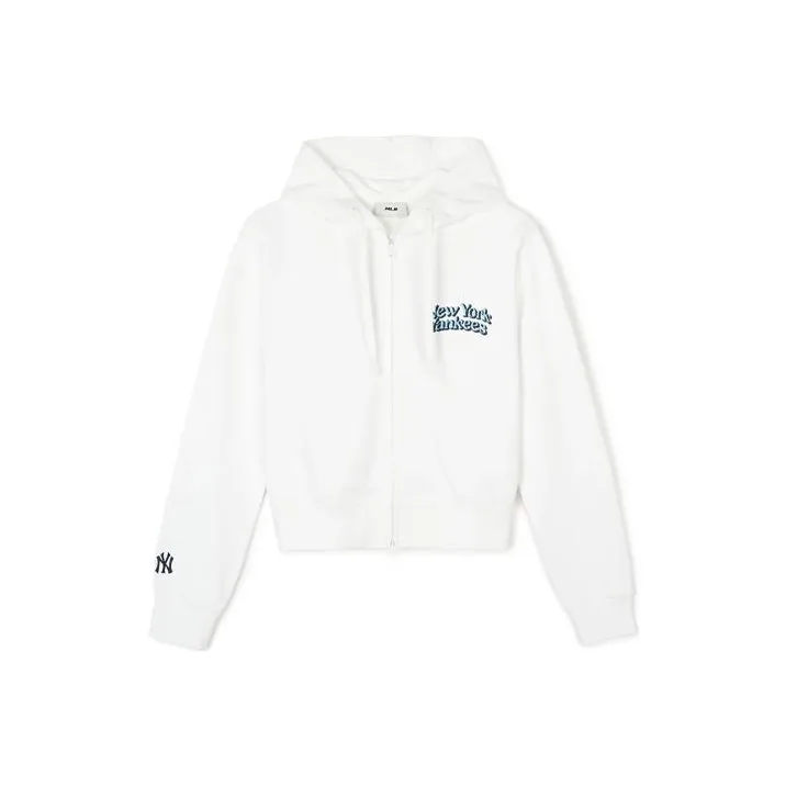 MLB Cropped Coats Women's White-0