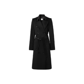 Burberry Velvet Jackets Women's Black