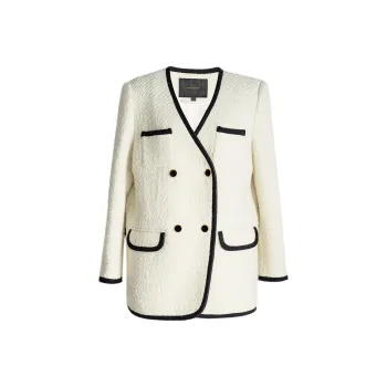 ROEYSHOUSE Business Suit Women's Ecru