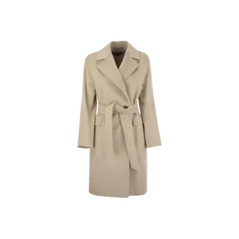 MaxMara Double Breasted Belted Coat