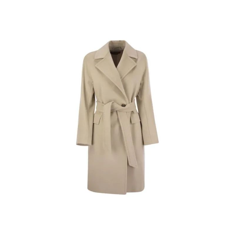 MaxMara Double Breasted Belted Coat-0