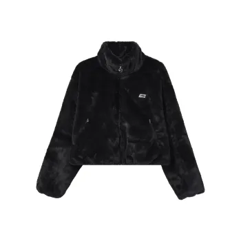 Nike Velvet Jackets Women's Black