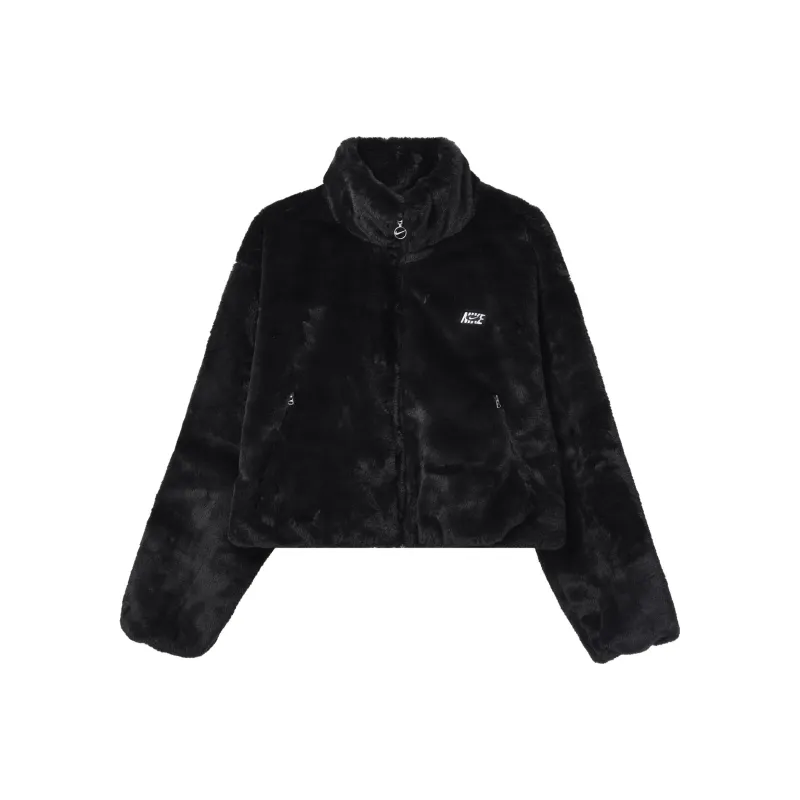 Nike Velvet Jackets Women's Black-0