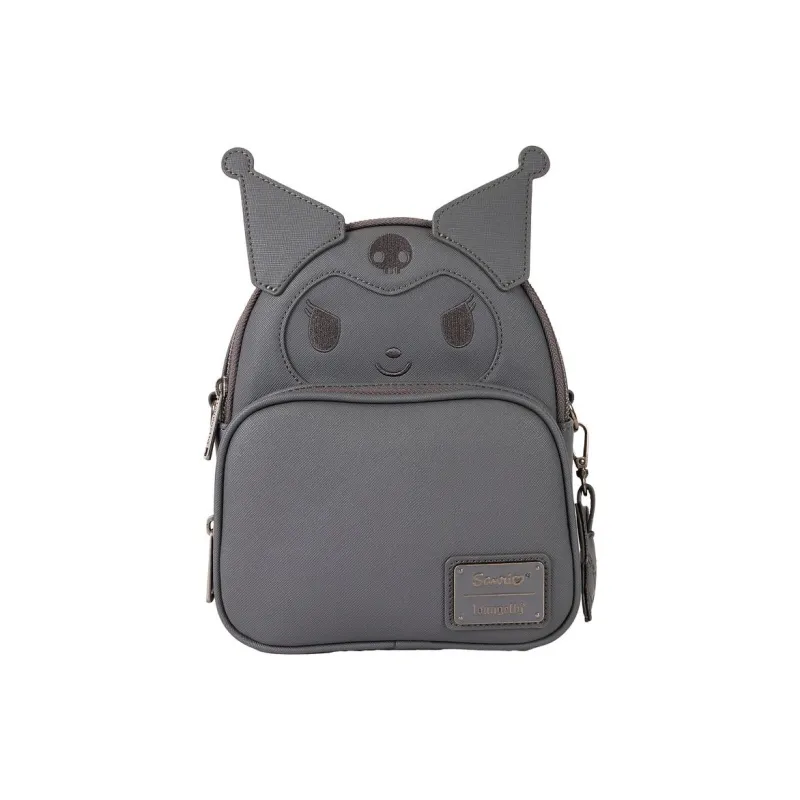 Sanrio Loungefly Kulomi Artificial Leather Backpack Mini Women's Gray-0