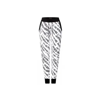 LOUIS VUITTON New Quarterly Products Of LV Knitted Sweatpants Women's White