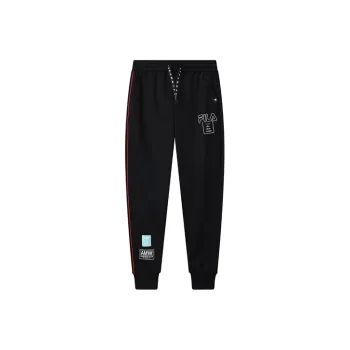 Mihara Yasuhiro X FILA MIHARA YASUHIRO Collaboration Collection Knitted Sweatpants Women's Jet Black