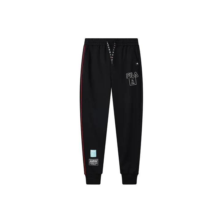 Mihara Yasuhiro X FILA MIHARA YASUHIRO Collaboration Collection Knitted Sweatpants Women's Jet Black-0