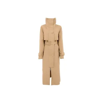 SportMax Trench Coats Women's Beige