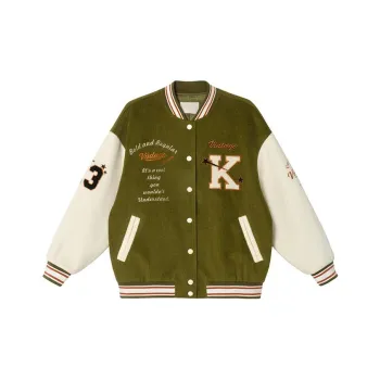 Hello Canon Baseball Jacket Women's Green