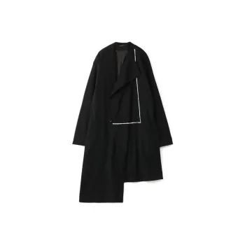 Yohji Yamamoto Asymmetric Wool Coat