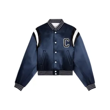 CELINE FW22 Baseball Jacket Women's Blue