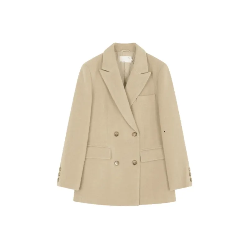 IHIMI Business Suit Women's Light Yellow-0