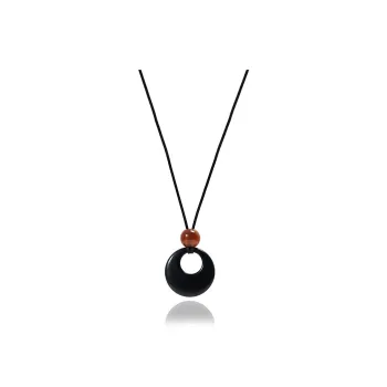 MUYANG Obsidian Necklaces Women's