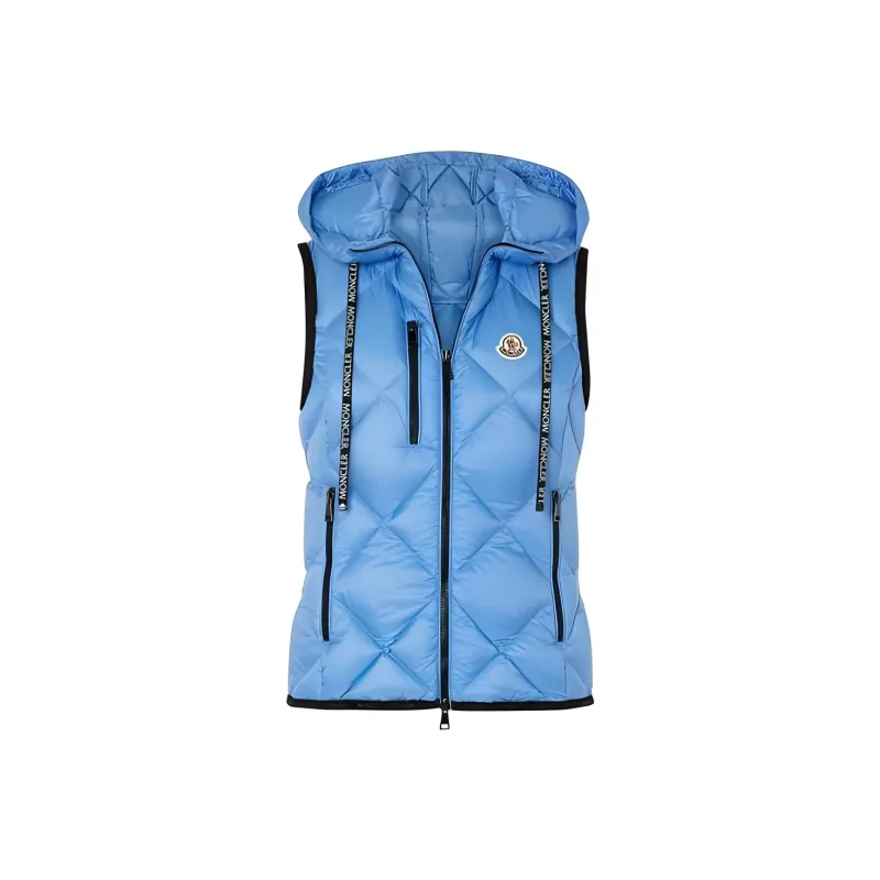 Moncler Vests Women's Blue-0
