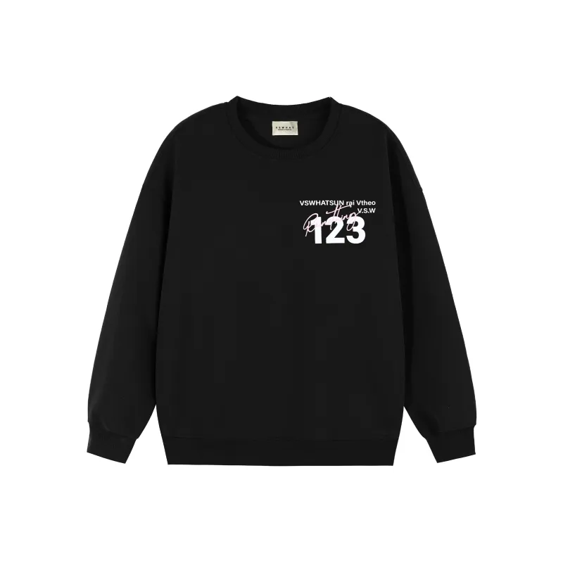 VS WHAT Sweatshirts Unisex-0