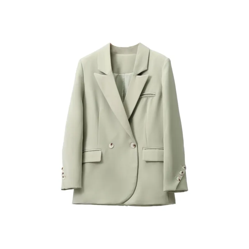 Shavani Business Suit Women's Pea Green-0