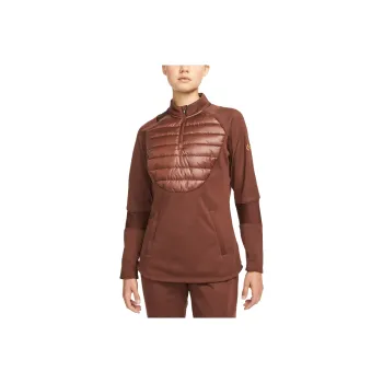 Nike Therma-FIT Academy Sweatshirt Women's Eclipse Bronze/Eclipse Bronze/Full Orange