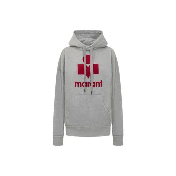 ISABEL MARANT ETOILE Mansel Logo Printed Drawstring Hoodie