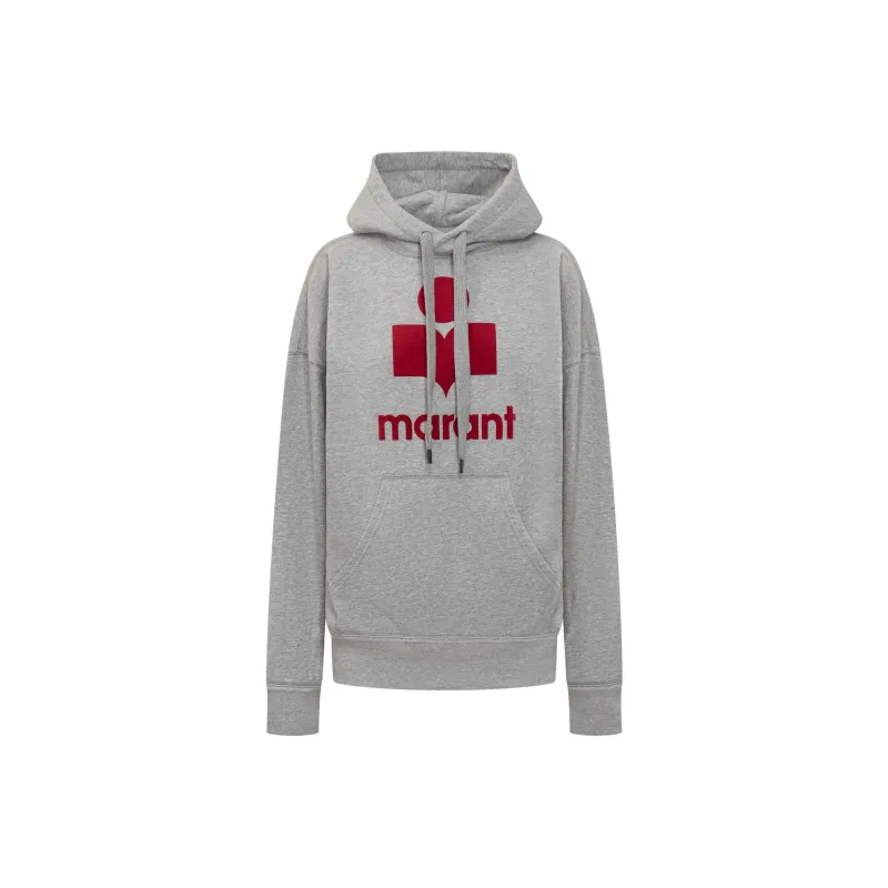 ISABEL MARANT ETOILE Mansel Logo Printed Drawstring Hoodie-0