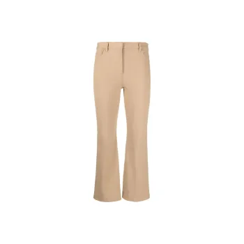 THEORY Mid-rise Cropped Trousers