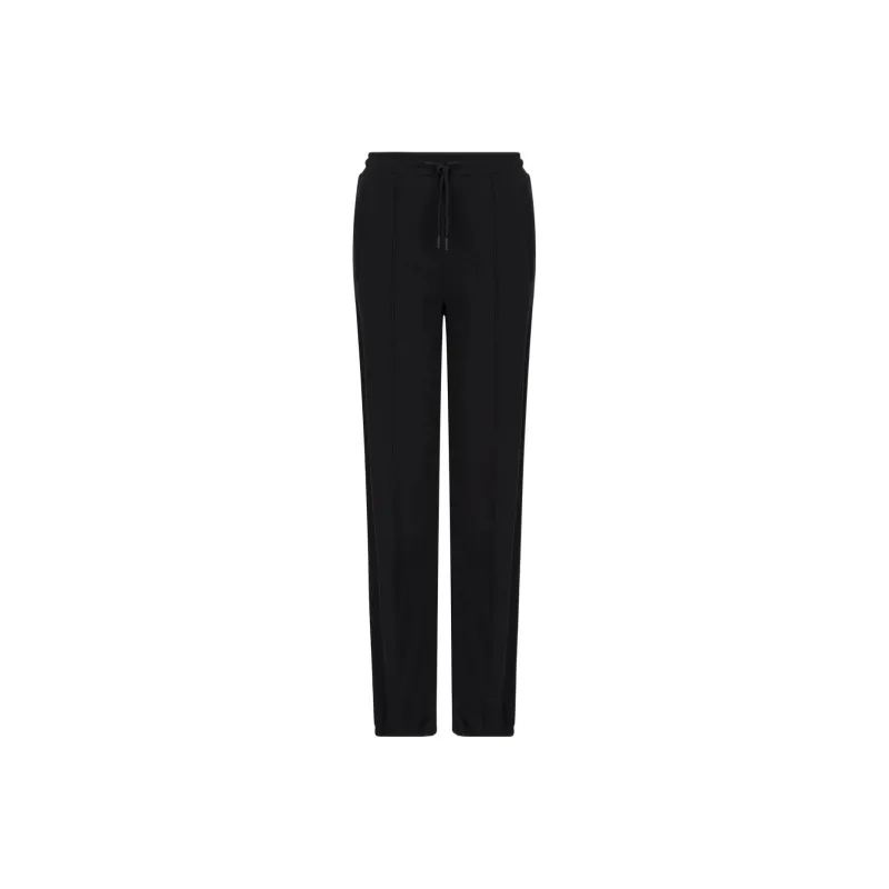 EMPORIO ARMANI Knitted Sweatpants Women's Black-0