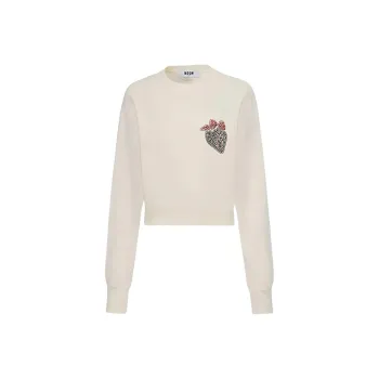 MSGM Sweatshirts Women's Cream