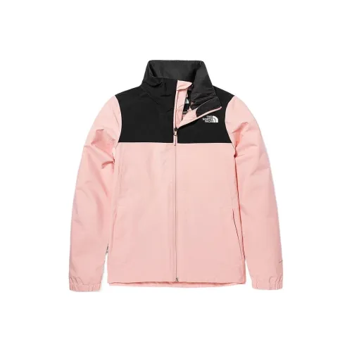 THE NORTH FACE Outdoor Hiking Waterproof And Breathable Windbreaker Jacket Women's Pink