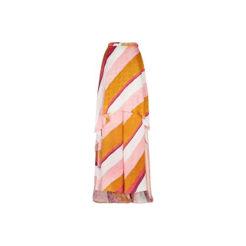 FENDI Diagonal stripe Maxi Dress
