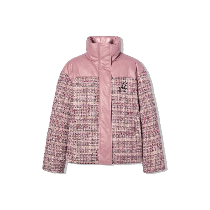 LA CRAWFISH Puffer Jacket Women's Rosewood Pink-0