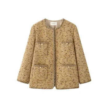 ZHOUMIAO Cropped Coats Women's