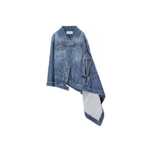 LOEWE SS22 Denim Jacket Women's Blue