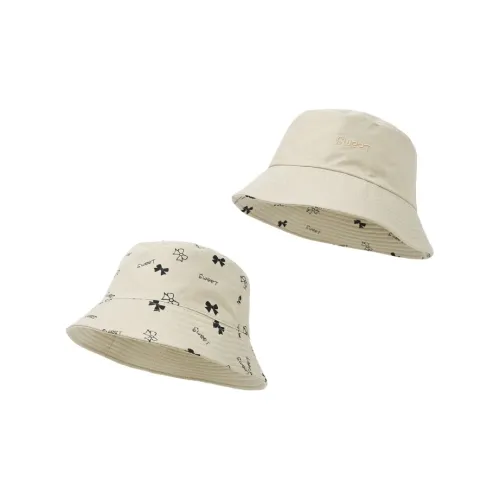 FREE RABBITⅡ Casual Versatile Sweet Style Bowknot UV Protection Bucket Hats Unisex