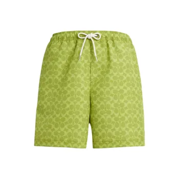 COACH SS25 Swimming Shorts Men's Green