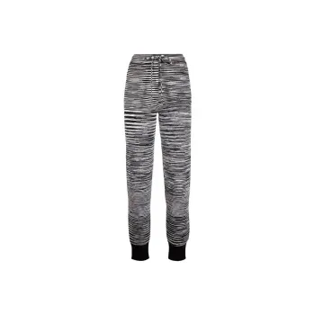 MISSONI Stripe-knit Slim Joggers
