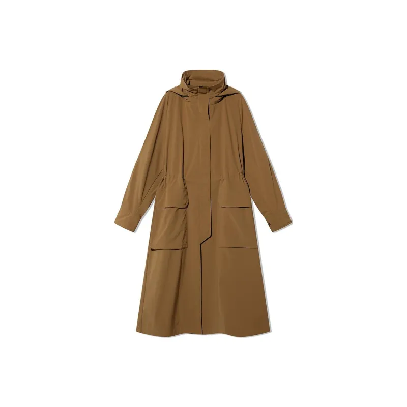COVERINS Trench Coat Women's Honey Yellow-0