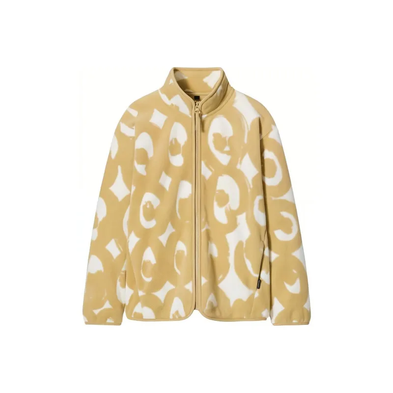 UNIQLO x Marimekko Velvet-feel Coat Women's Dark Beige-0