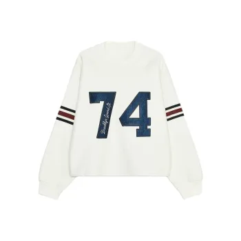 ZARA Sweatshirt Women's Raw White