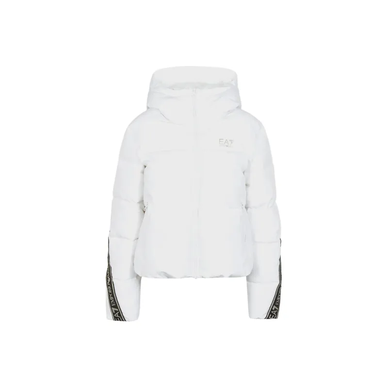 EMPORIO ARMANI EA7 SS24 Puffer Jacket Women's Black-4