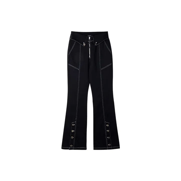 BEERBRO Casual Pants Women's Black-0