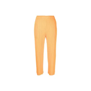PLEATS PLEASE ISSEY MIYAKE SS23 Casual Pants Women's Orange
