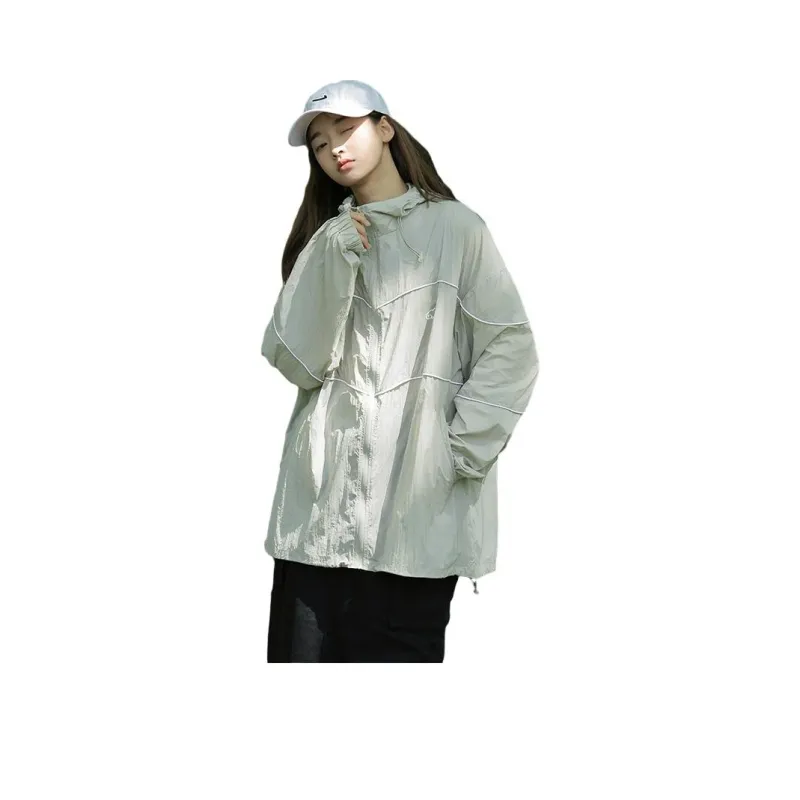 Tonlion Sun Protection Clothing Women's Mint Green-0