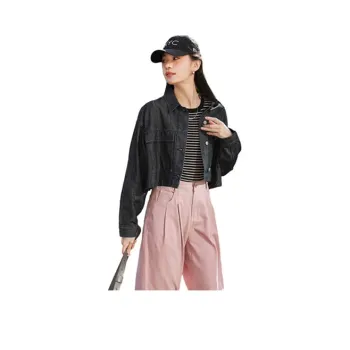 Demana Denim Jacket Women's Black Gray