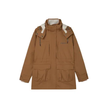 Columbia Water Resistant Warm And Rainproof Windbreaker Jacket Women's Brown
