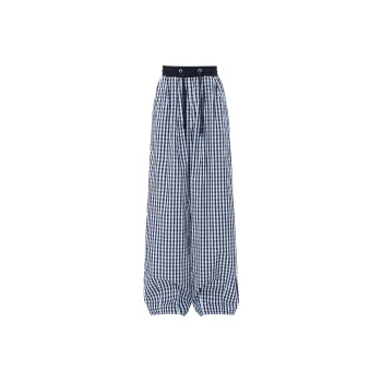 FHMY Casual Pants Women's Black White
