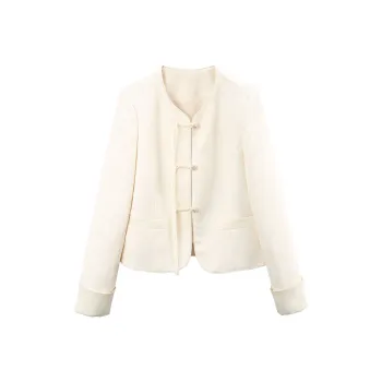 A Paradise For Awakening Cropped Coat Women's Beige