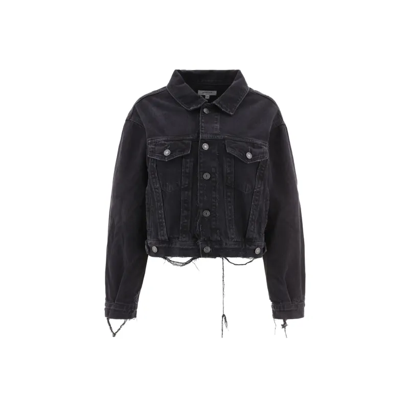 AGOLDE Denim Jackets Women's Black-0