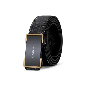 ROBINHOOD Cow Split Leather Belts Men's Width 3.5CM
