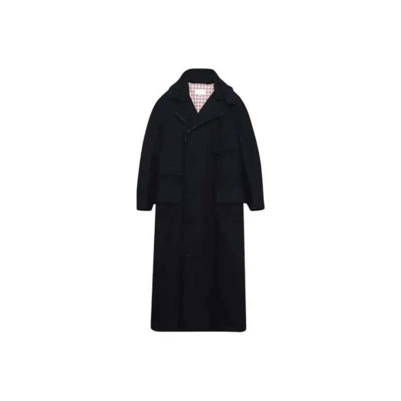 Maison Margiela Coat Women's Marine Blue-0