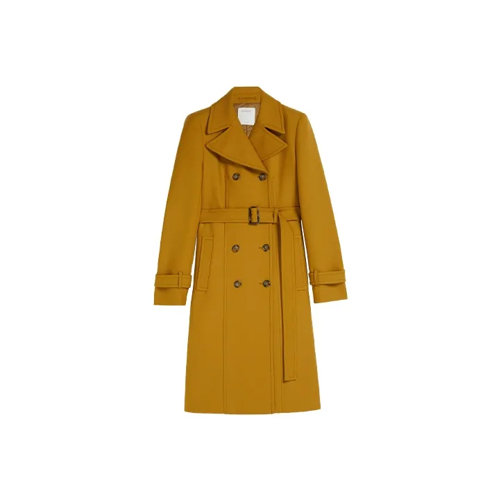 SportMa Trench Coat Women's Yellow-0